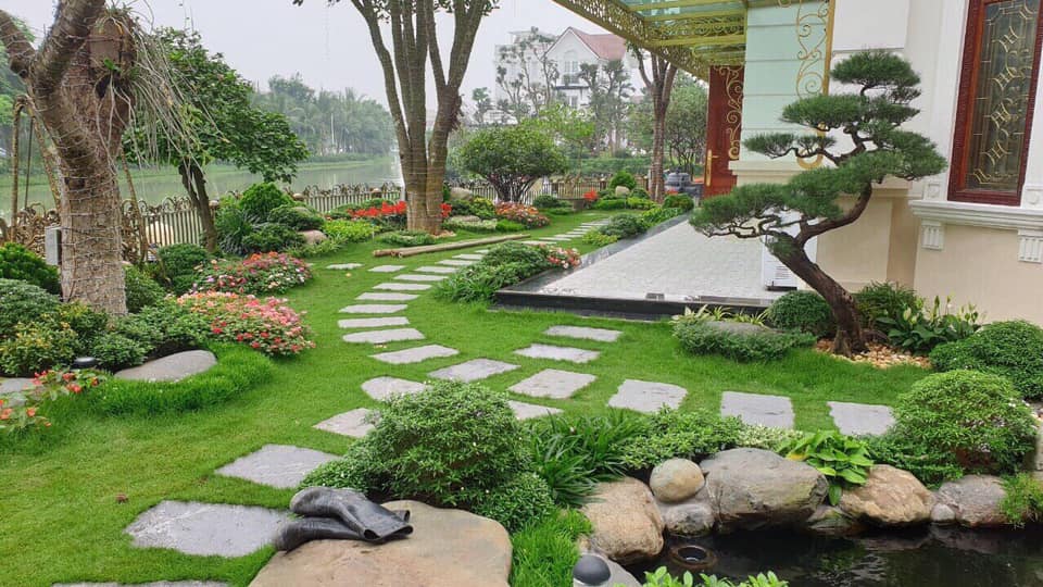 Thiết kế lối đi sân vườn tuyệt đẹp cho nhà ở
