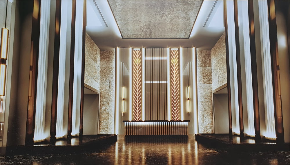 Hình ảnh phối cảnh của căn hộ The Grand Hà Nội mang thương hiệu Ritz-Carlton